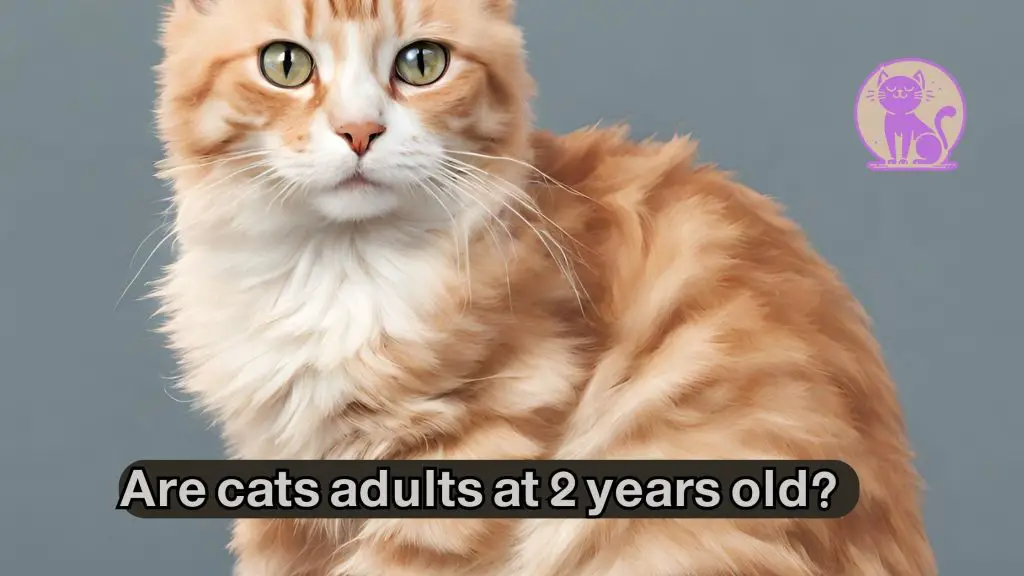 Are cats adults at 2 years old