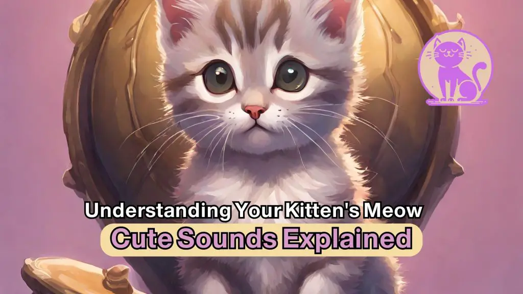 Understanding Your Kitten's Meow